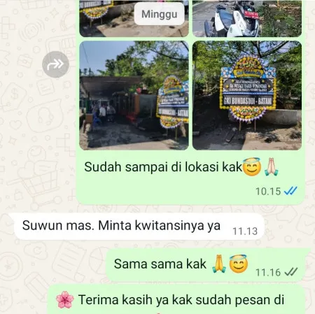 Pengiriman Papan Bunga Duka Bendungan Hilir