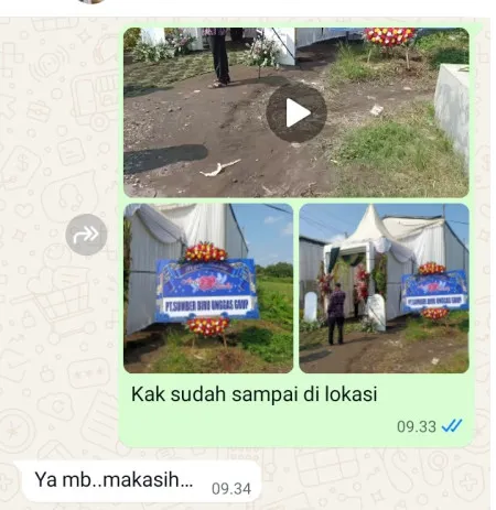 Pengiriman Karangan Bunga Bendungan Hilir