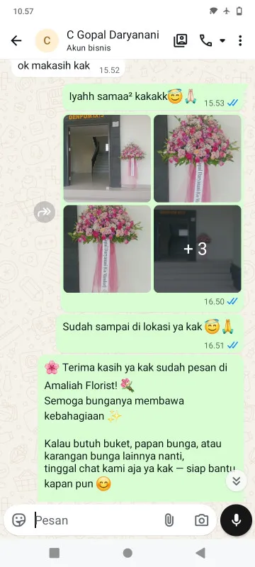Pengiriman Karangan Bunga Bendungan Hilir