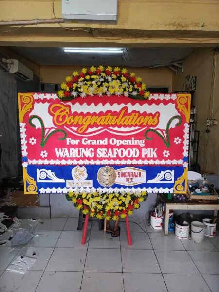 Papan Bunga Ucapan Selamat Bendungan Hilir